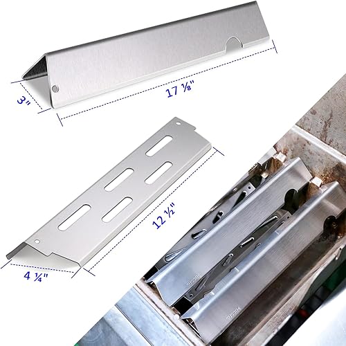 Miniatura 2 de Weber Genesis II - Piezas de repuesto para deflector de calor para Genesis II 300 LX 300 Series, Genesis II E-310 E-315 S-335, piezas de parrilla de