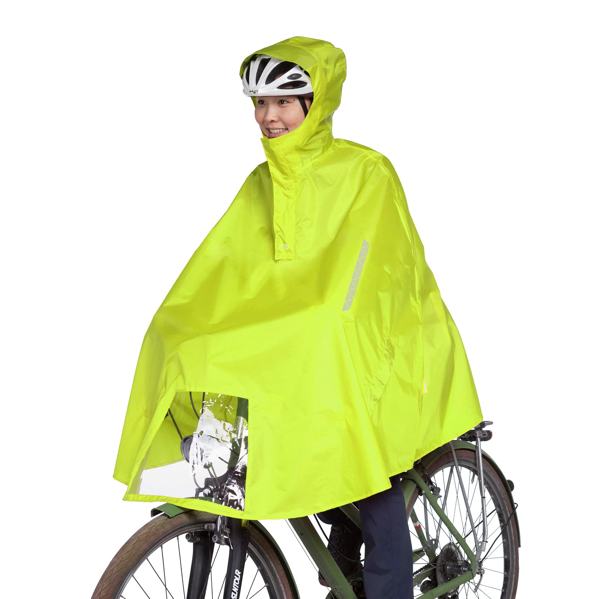 Tatonka Unisex Bike Cycling Poncho, Safety Yellow, M EU