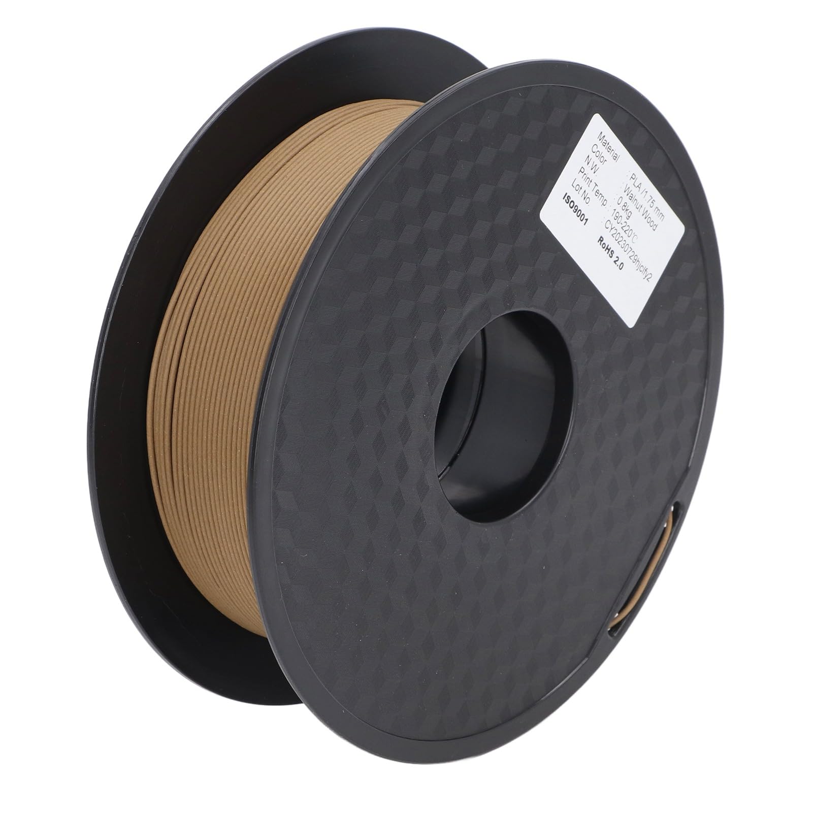 Filament do druku 3D z drewna orzechowego Filament PLA 1,75 mm Premium Materiały eksploatacyjne do drukarek 3D do realistycznych wydruków przypominających drewno Gładkie