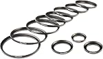 K&F CONCEPT Step Up Rings, Metal 11pcs Stepping Adapter Ring Kit Including (26-30mm,30-37mm,37-43mm, 43-52mm,52-55mm,55-58mm,58-62mm,62-67mm,67-72mm,72-77mm,77-82mm)