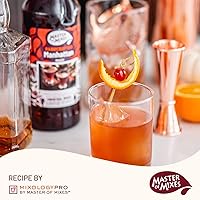 Vista 4 de Master of Mixes Manhattan - Mezcla de bebidas, lista para usar, botella de 1 litro (33.8 onzas líquidas), paquete de 3