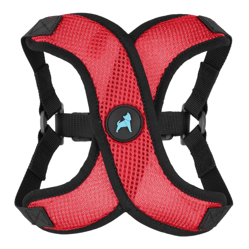 Gooby Comfort X Step in Lite Dog Harness - Choke Free, Escape Free with Light Breathable Mesh - Step in Dog Harness for Small Dogs Only - Quick