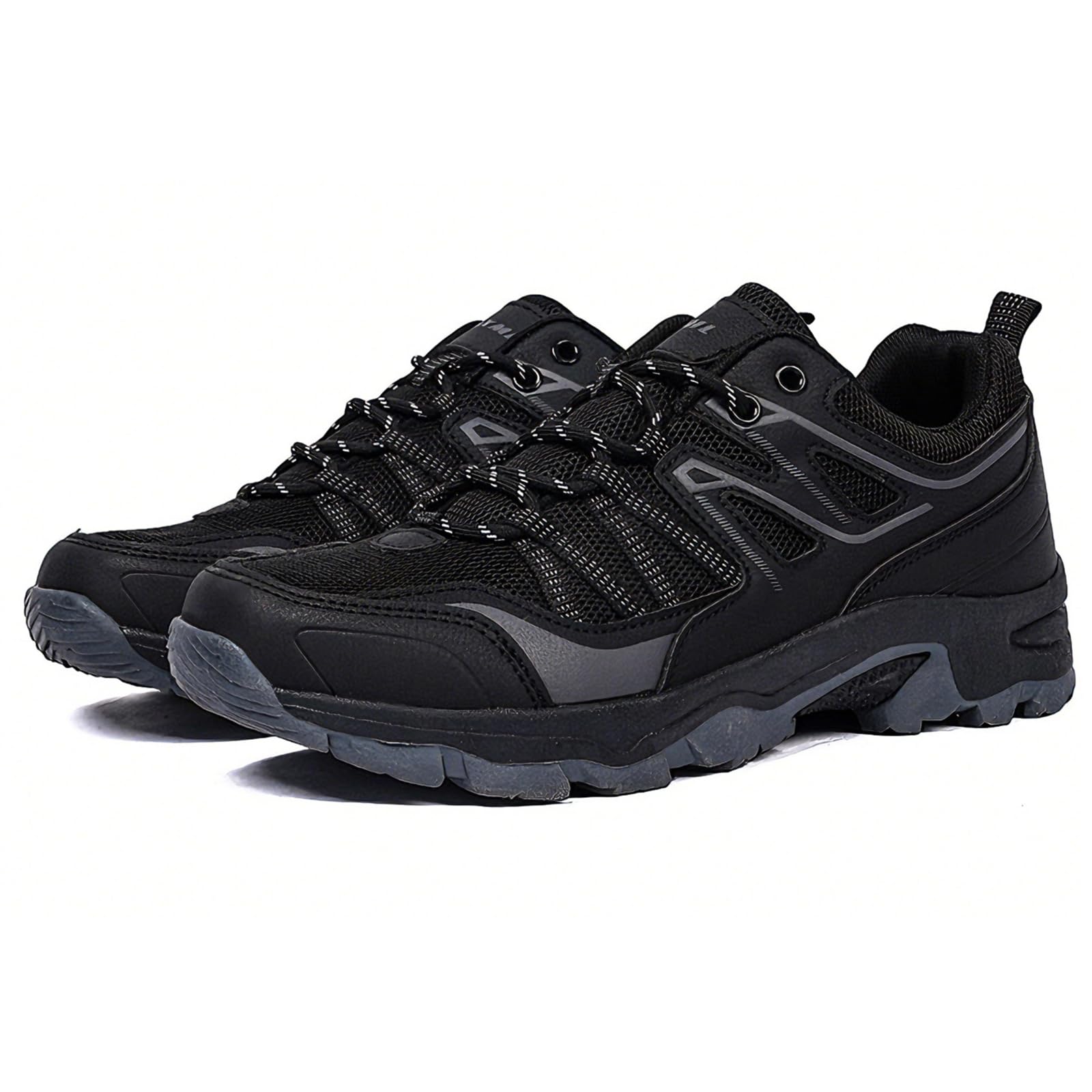 Men's Hiking Shoes Water Repellent Lightweight Non Slip Breathable Trail Shoes All Terrain Outdoor Walking Sneakers for Day Hiking Camping Trekking Backpacking