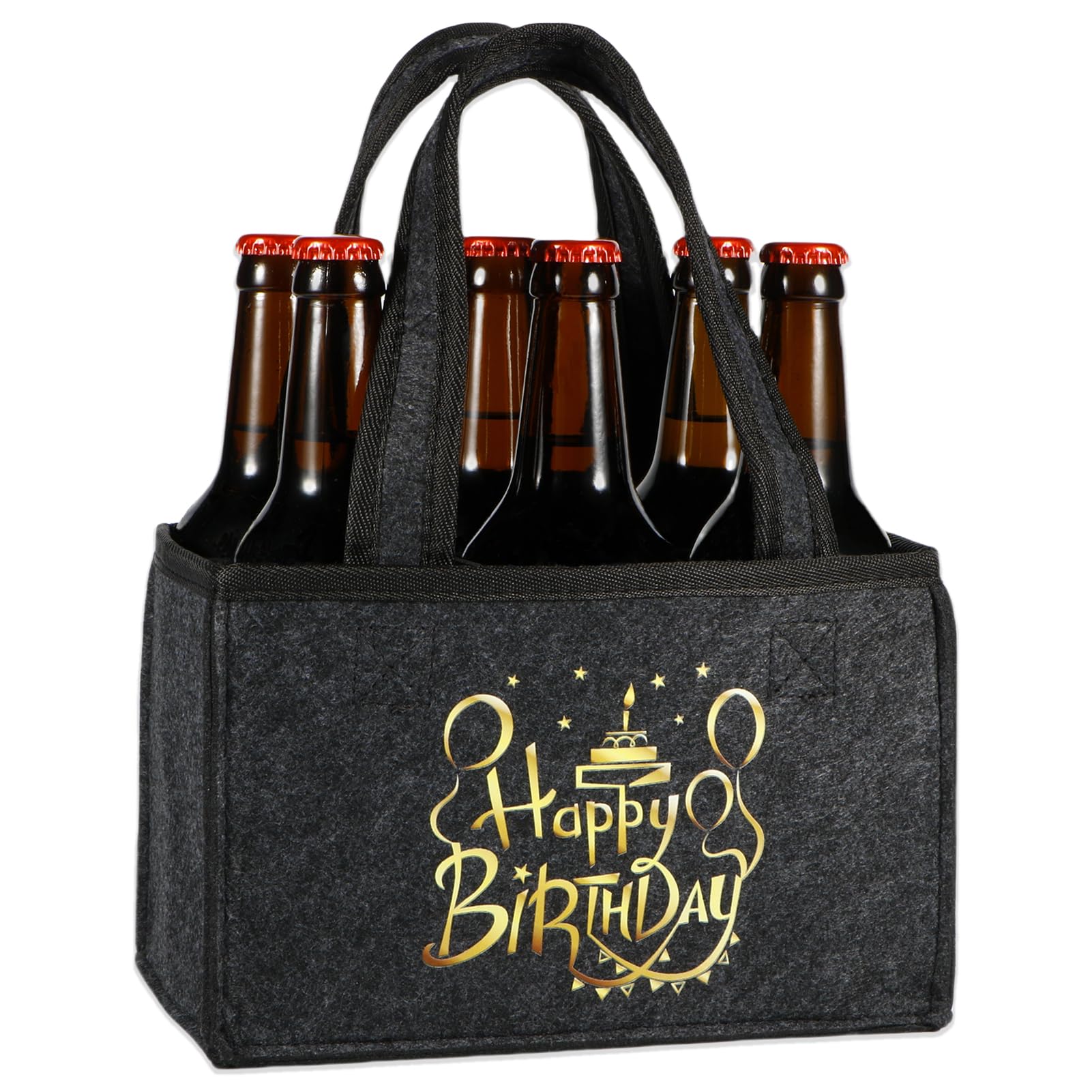 Anicy Weihnachten Geschenke Flaschentasche Filz, Lustige Geschenke für Männer und Frauen, Geburtstagsgeschenk für Männer und Frauen, Witzige Männergeschenke Männerhandtasche Bier