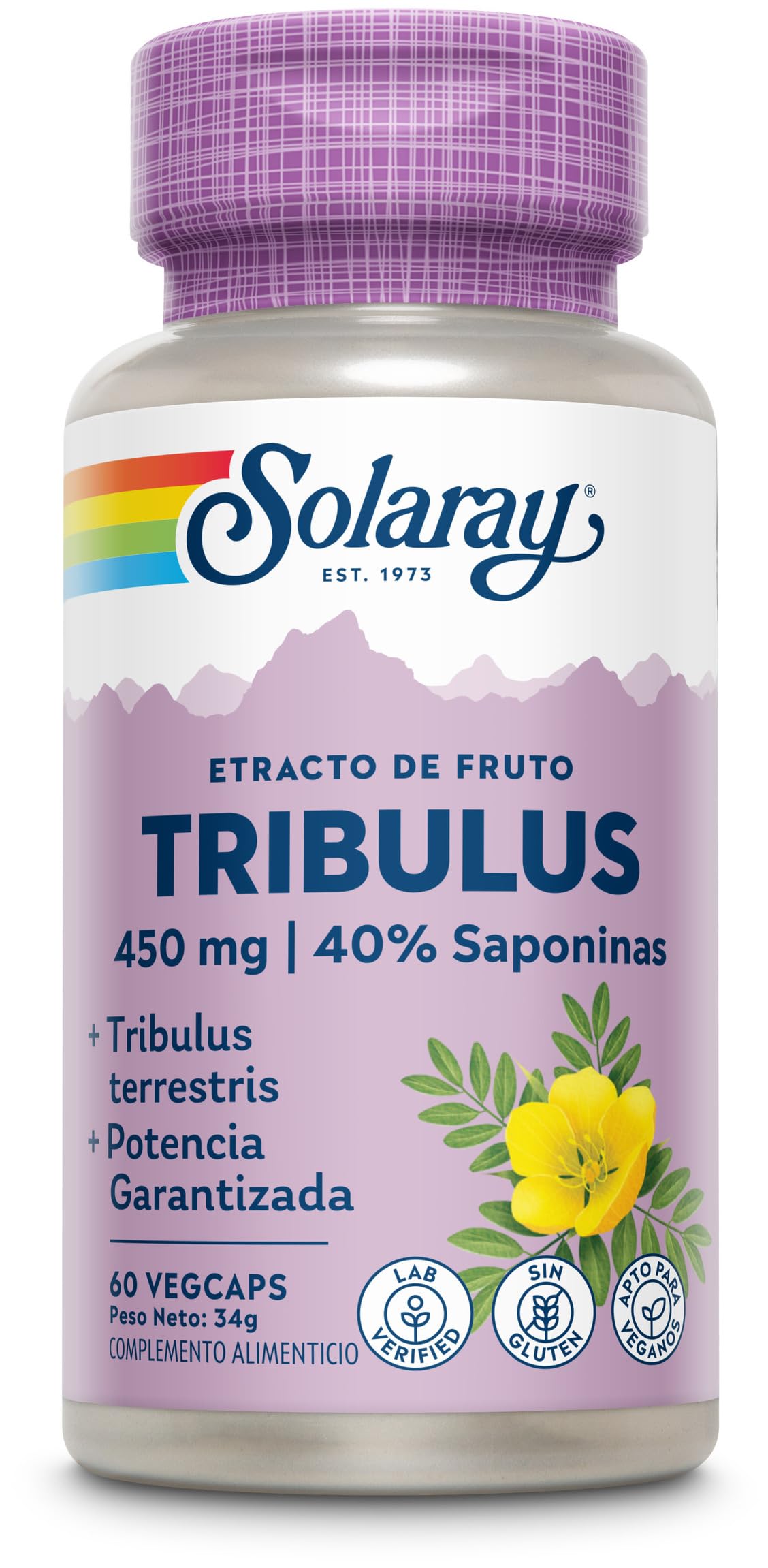 Solaray Tribulus 450mg | 60 VegCaps
