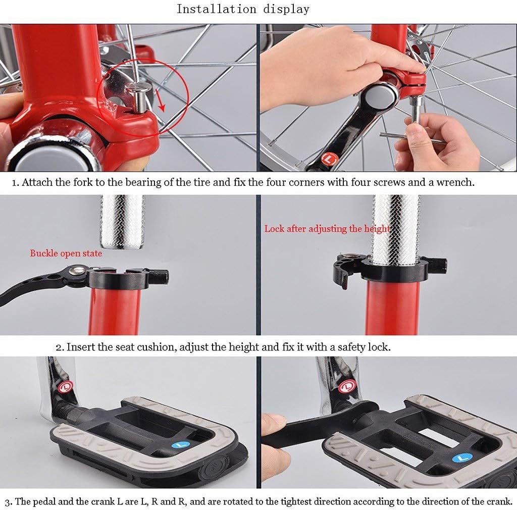 18-inch Unicycle, Height-Adjustable Non-Slip Butyl Mountain Tyre Balance Cycling Bike, Best Birthday, 3 Colors