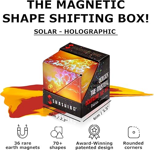 Miniatura 3 de SHASHIBO Bundle - Shashibo Battle Shapes Magnetizing Puzzle Juego y Holográfico - Solar