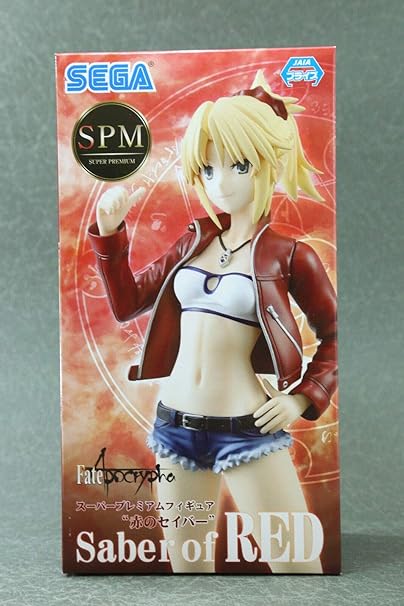 Amazon Com Sega Fate Apocrypha Saber Of Red Spm Super Premium Figure Toys Games