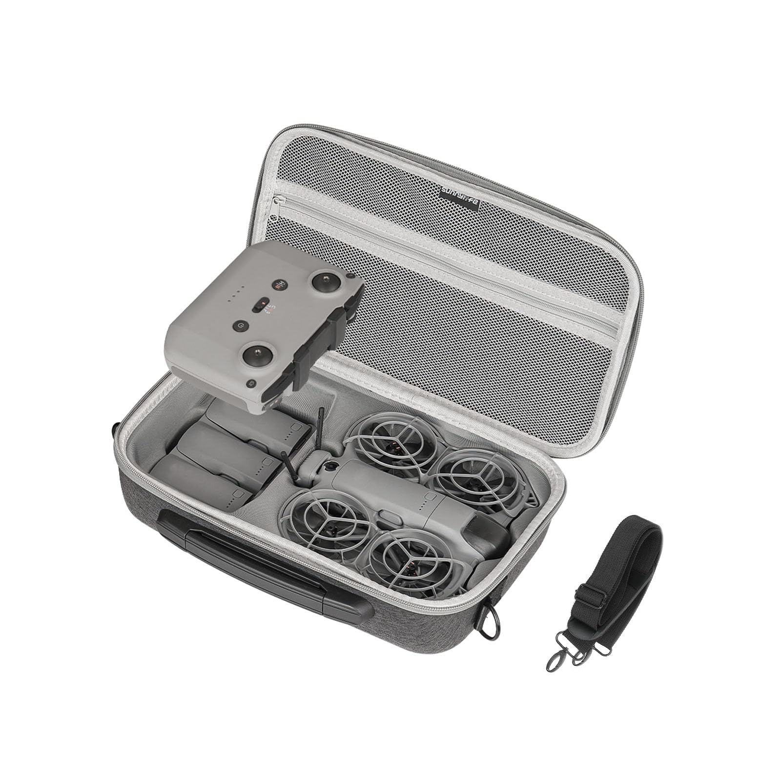 FSIDIWT Carrying Case for DJI Neo 2 Fly More Combo Accessories, Portable Travel Shoulder Bag for DJI Neo 2 Drone, RC-N3 Remote Controller and