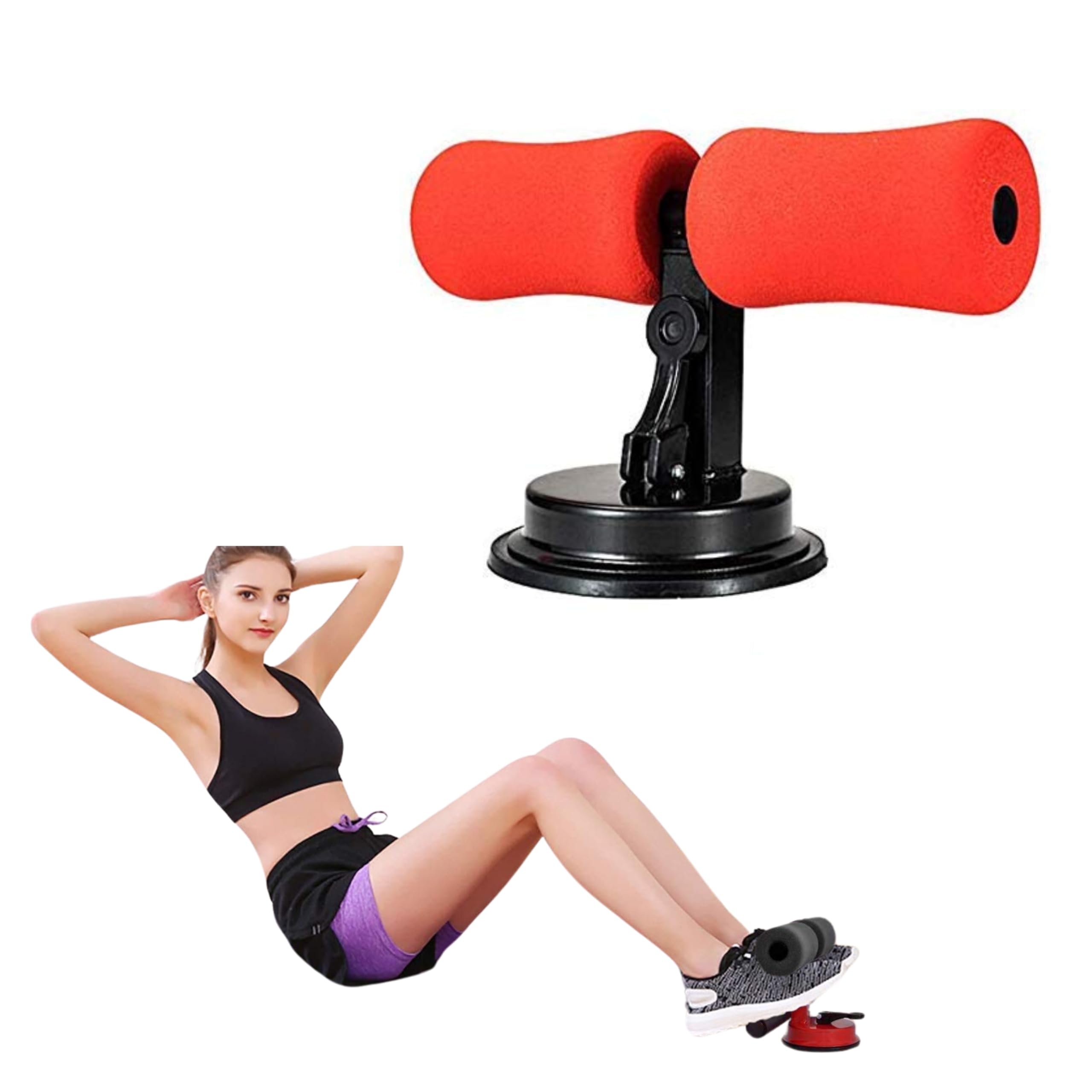 KEY FIT Sit Ups Abs Exercise Machine | Home Exercise Equipment For Belly Fat Workout | Portable With Strong Suction Base | Sit Ups Equipment-picture-14