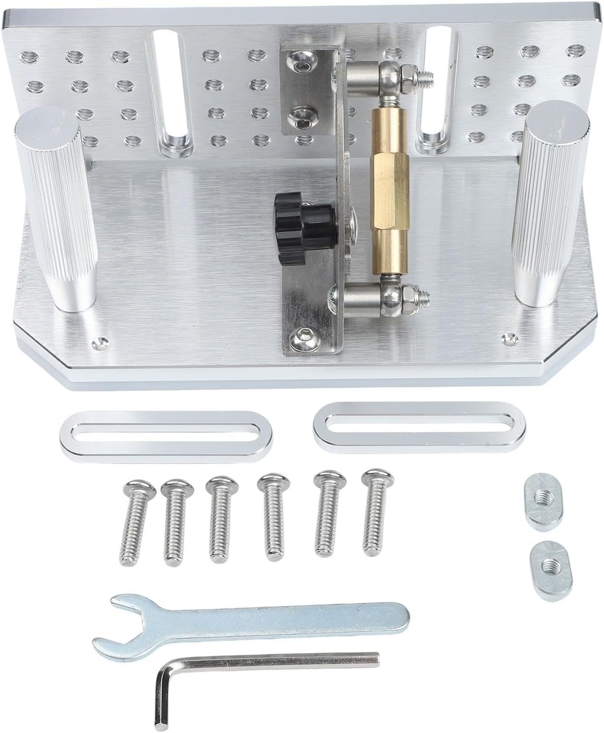 Belt Sander Sharpening Jig, Adjustable Angle Tool Positioner -5° To 25°, Manual Sharpener Holder, Aluminum Alloy Grinding Locator