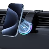 Qi2 Wireless Charger Magnetic Car Mount Car Phone Holder Wireless Charger 15W Fast Charging for iPhone 12/13/14/15 Series Car Mount