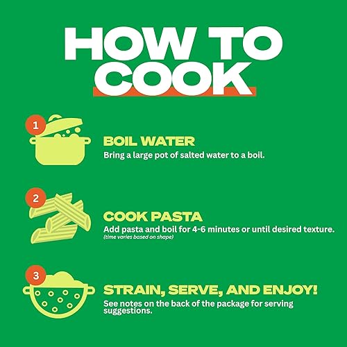 Miniatura 8 de Kaizen - Pasta cetogénica baja en carbohidratos, alta proteína (0.71 onzas), sin gluten, apta para dieta cetogénica (0.21 onzas netas), fideos