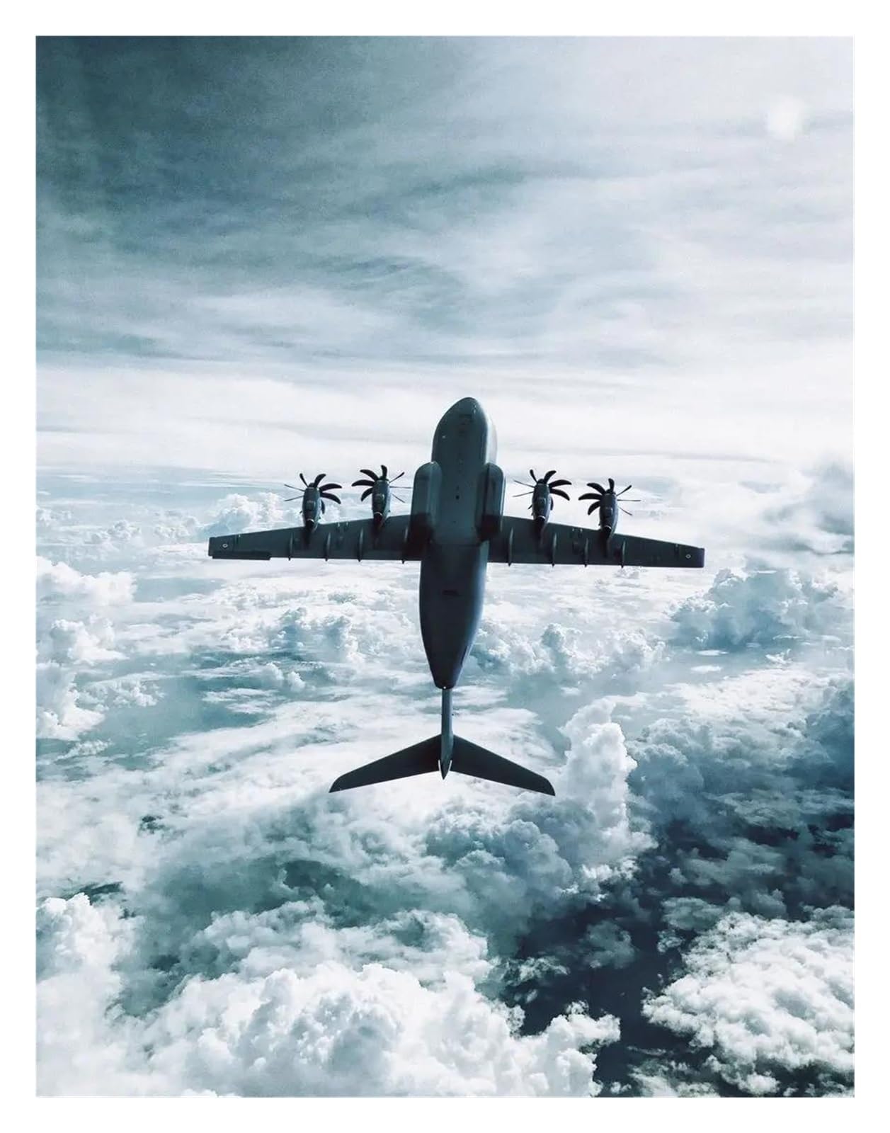 Affiche vintage d'avions impression art mural salon maison