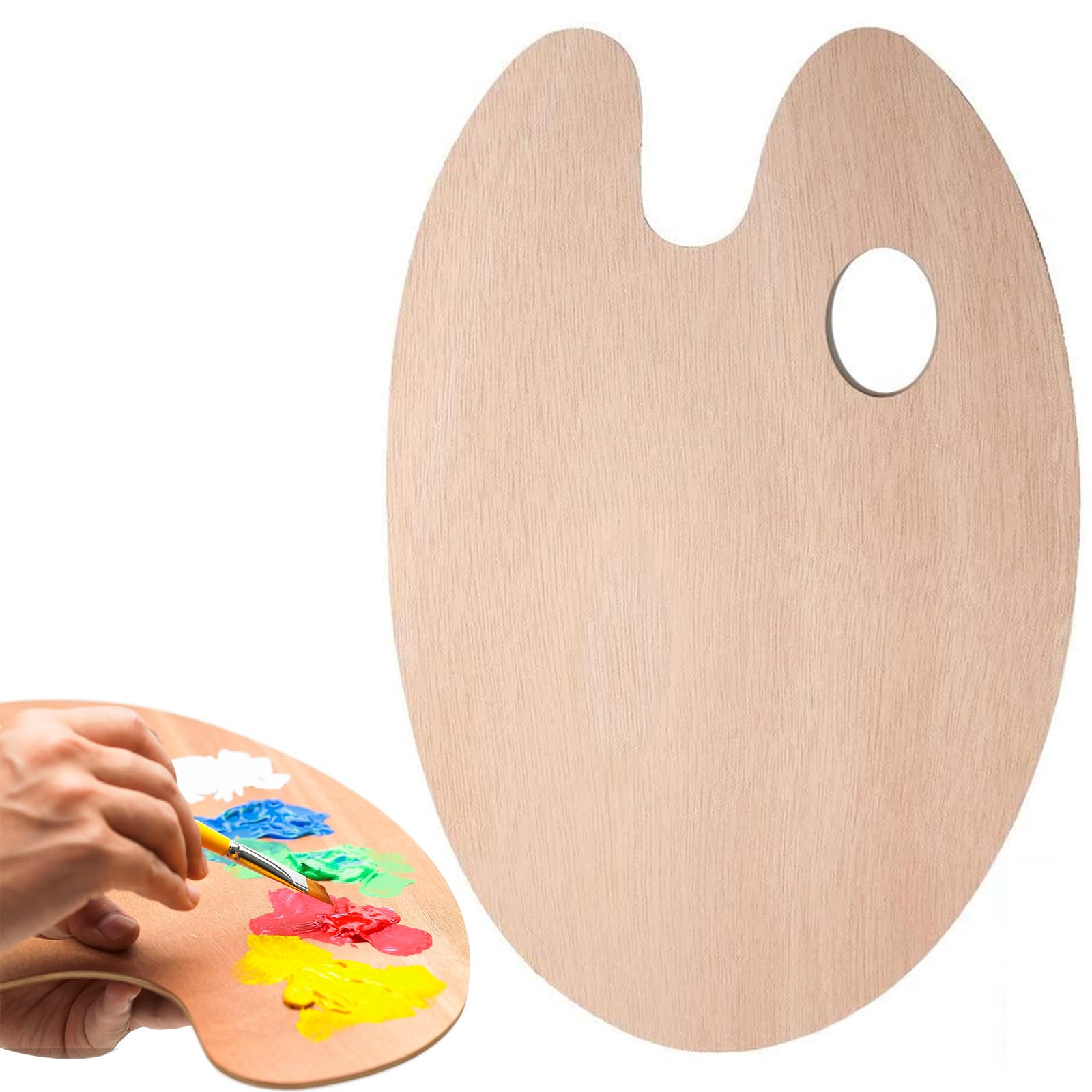 Tazza per tavolozza per pittura a olio, 3 pezzi Contenitore per pittura a olio con mestolo doppio viaggio portatile Contenitore per miscelazione in acciaio inossidabile con