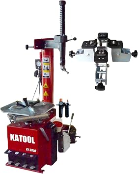 KATOOL KT-T800 24 I Tire Changer with Motorcycle Clamping Adaptor, 2.0HP Auto Tire Changing Machine, Garage Equipment, Home Shop Tools for Car & Motorcycle Tires
