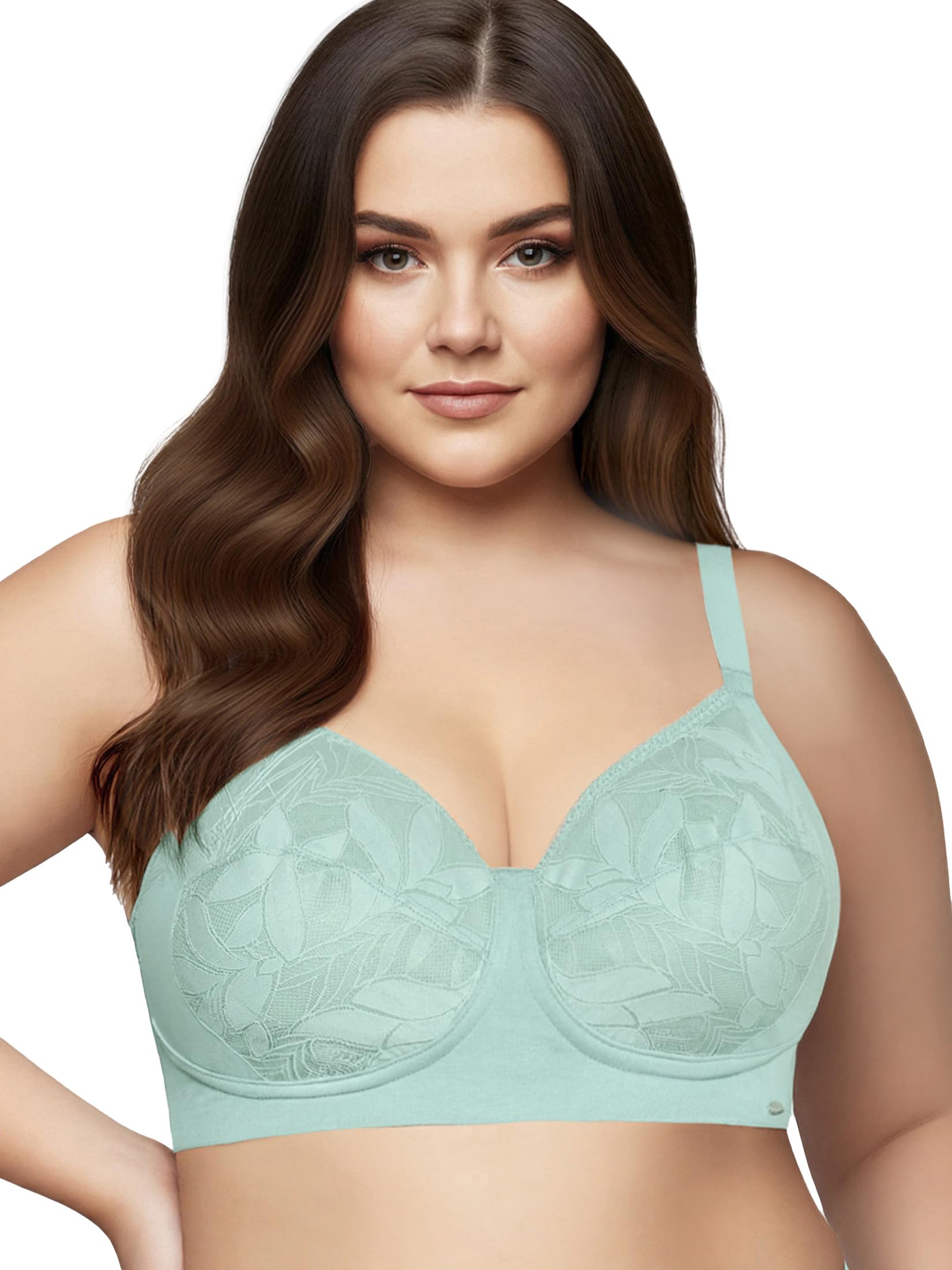enamor Bamboo Cotton IB26, Women's Full Support Bra - 3X Softer, 4X More Absorbent, Antimicrobial, Non-Padded, Wirefree, High Coverage-picture-53