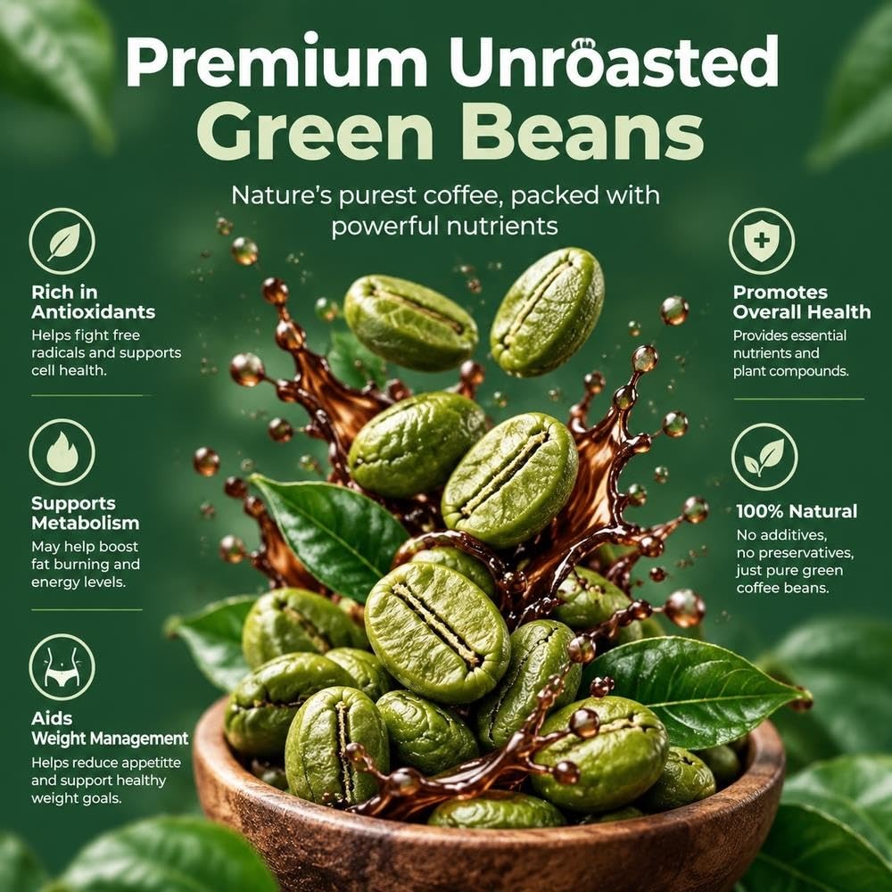 Polvere Di Caffè Verde Istantaneo, Bevanda Naturale For Gestione