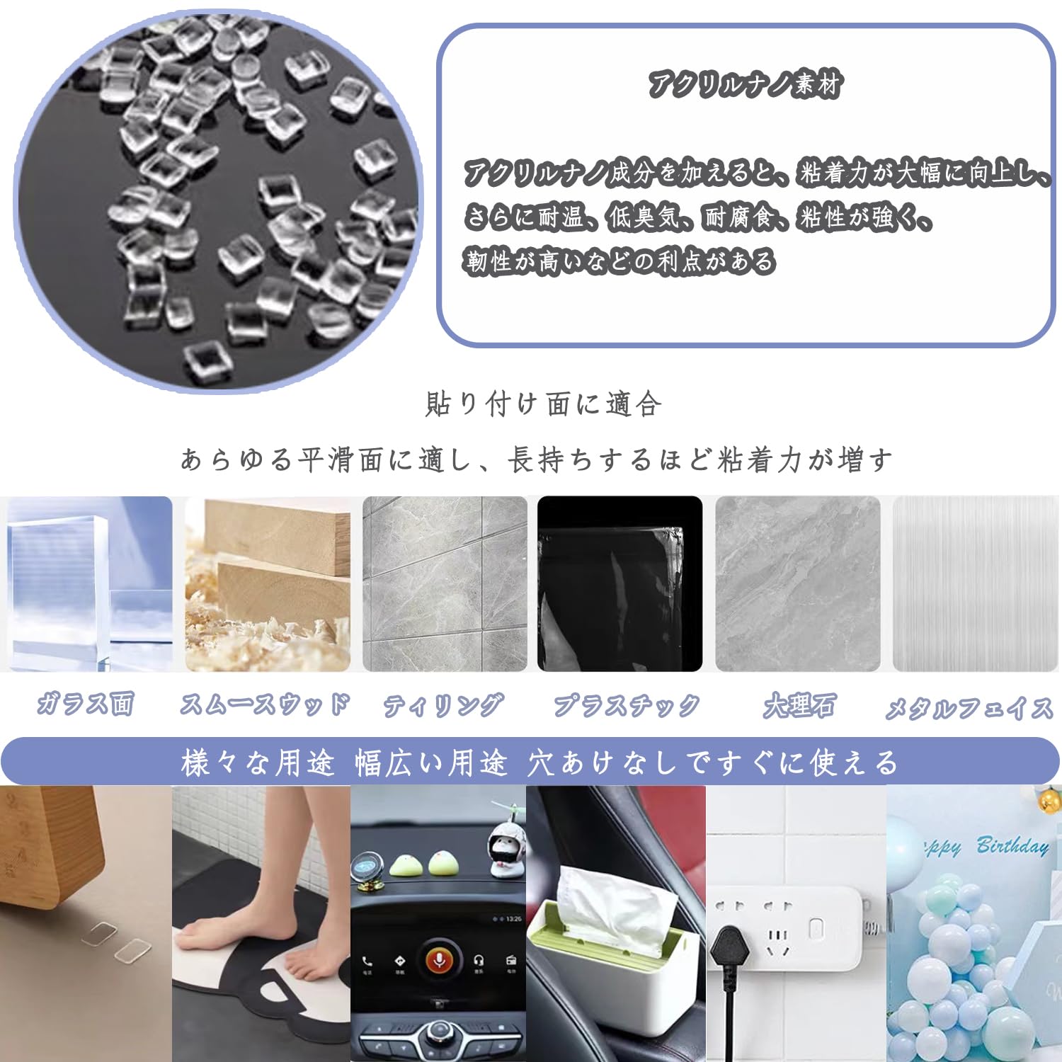 Amazon.co.jp: フィギュア固定用 コレクション固定用 両面テープ 5 
