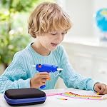 Hot Glue Gun with 40 Sticks, Mini Glue Guns and Sticks Set with Carrying Case, Hot Melt Glue Gun for School Crafts DIY Arts, Quick Home Repairs and Festival Decorations