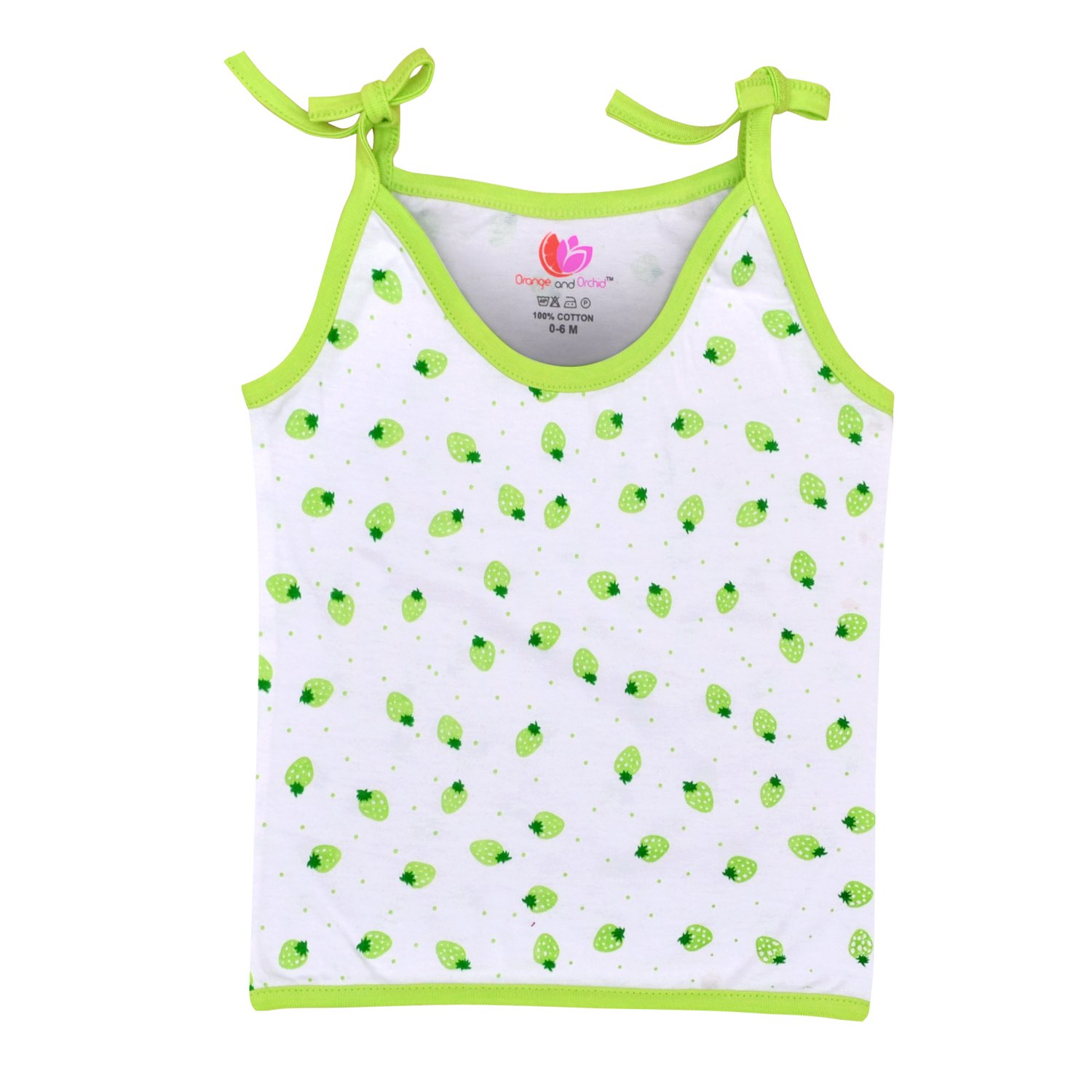 Orange and Orchid Baby's Vest (ONOCMB015_3-6_Multicoloured_0-6 Months) 3