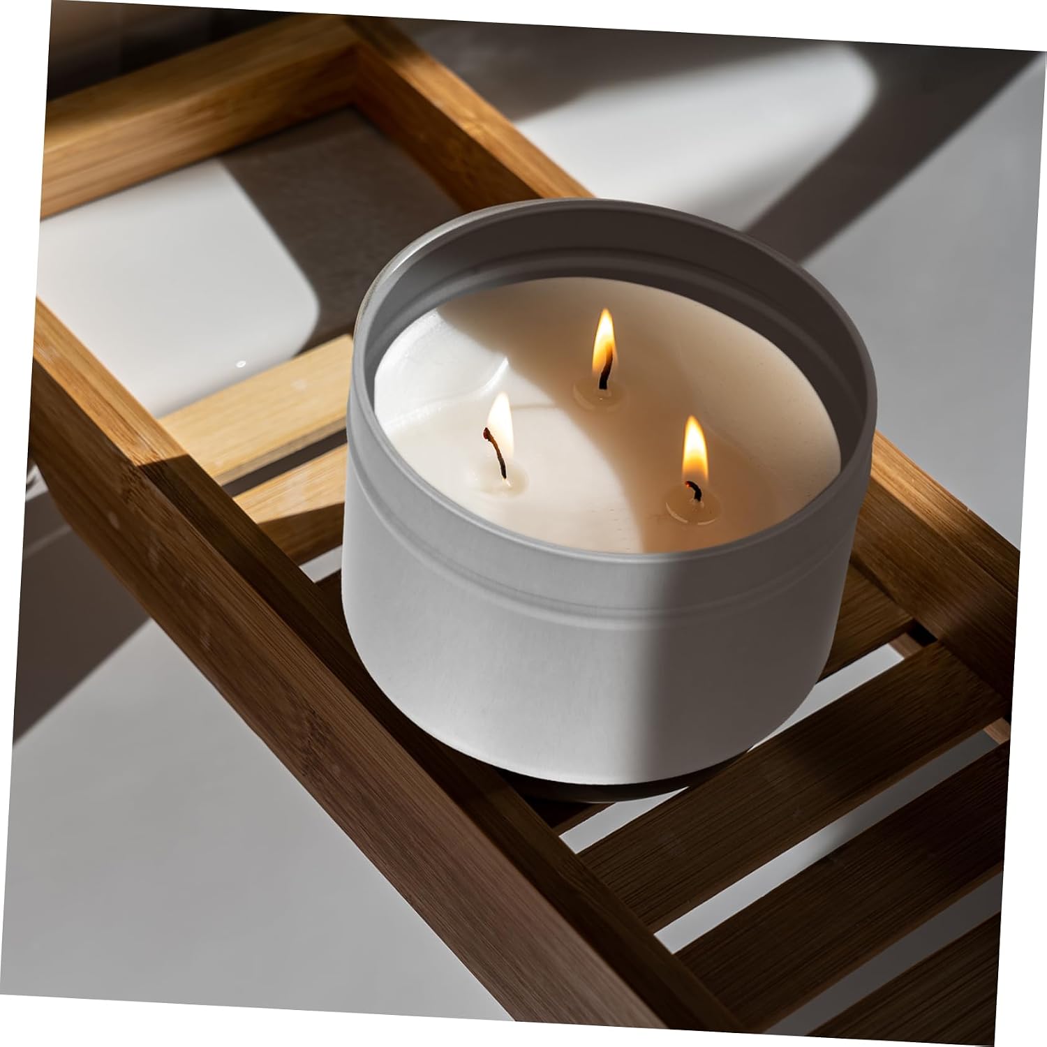 9pcs Round Candle Tins Jar Tinplate Storage Containers for DIY Candle Making Seamless Design for Aromatherapy Jewelry and Packaging