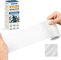 Vista 154 de KING MOUNTAIN Parche de reparación de lona de 9 x 11 pulgadas, 2 piezas, parche de tela impermeable autoadhesivo para sofás, tiendas de campaña