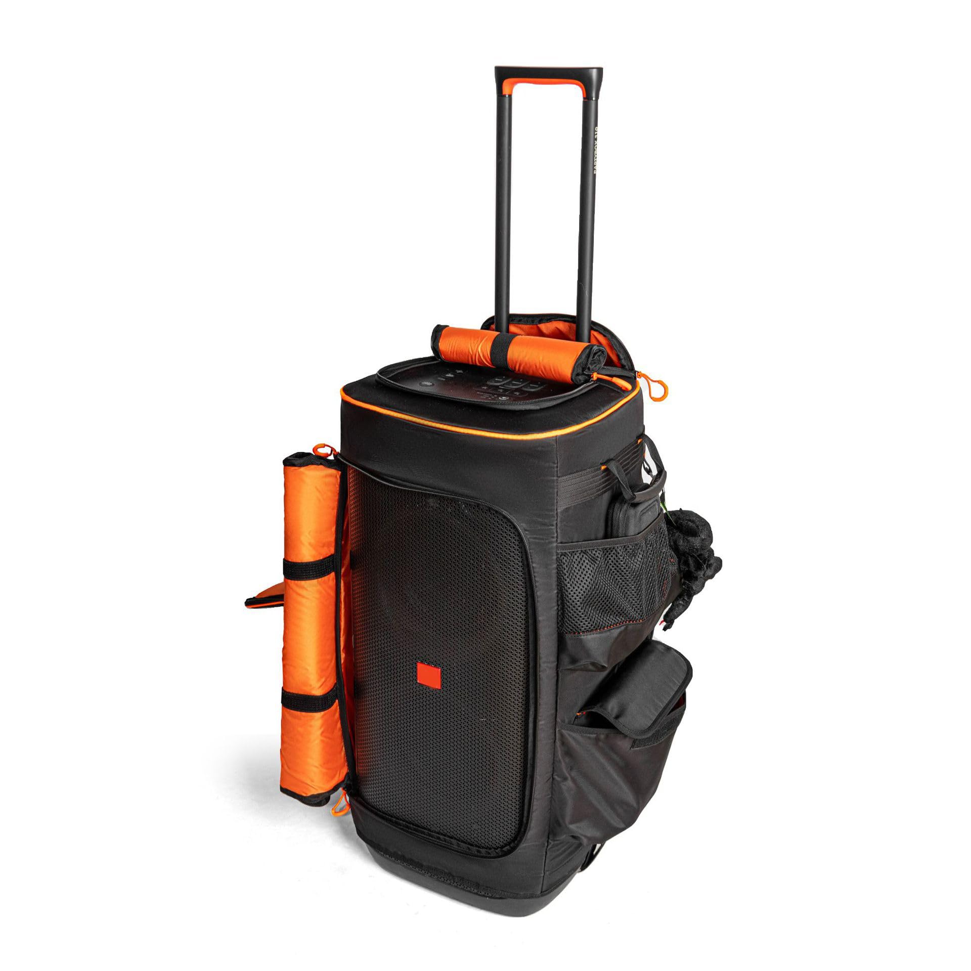 Futerał do JBL PartyBox 310/320 przenośny głośnik, impreza plenerowa podróżna pokrowiec ochronny torba do przechowywania z kieszenią boczną, dodatkowe kieszenie do przechowywania mikrofonów, akcesoria