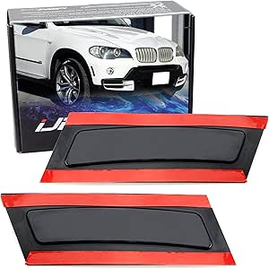 IJDMTOY Euro Smoked Lens Front Bumper Side Marker Light Housing - View #12