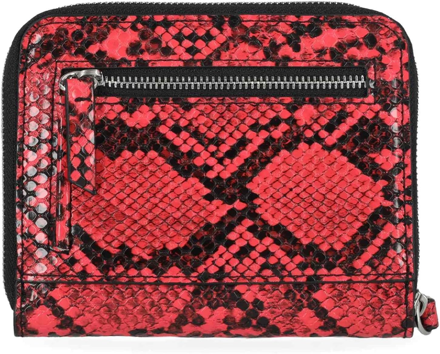 Harley-Davidson Women's Python Print B&S Logo RFID Zip Around Wallet, Pink