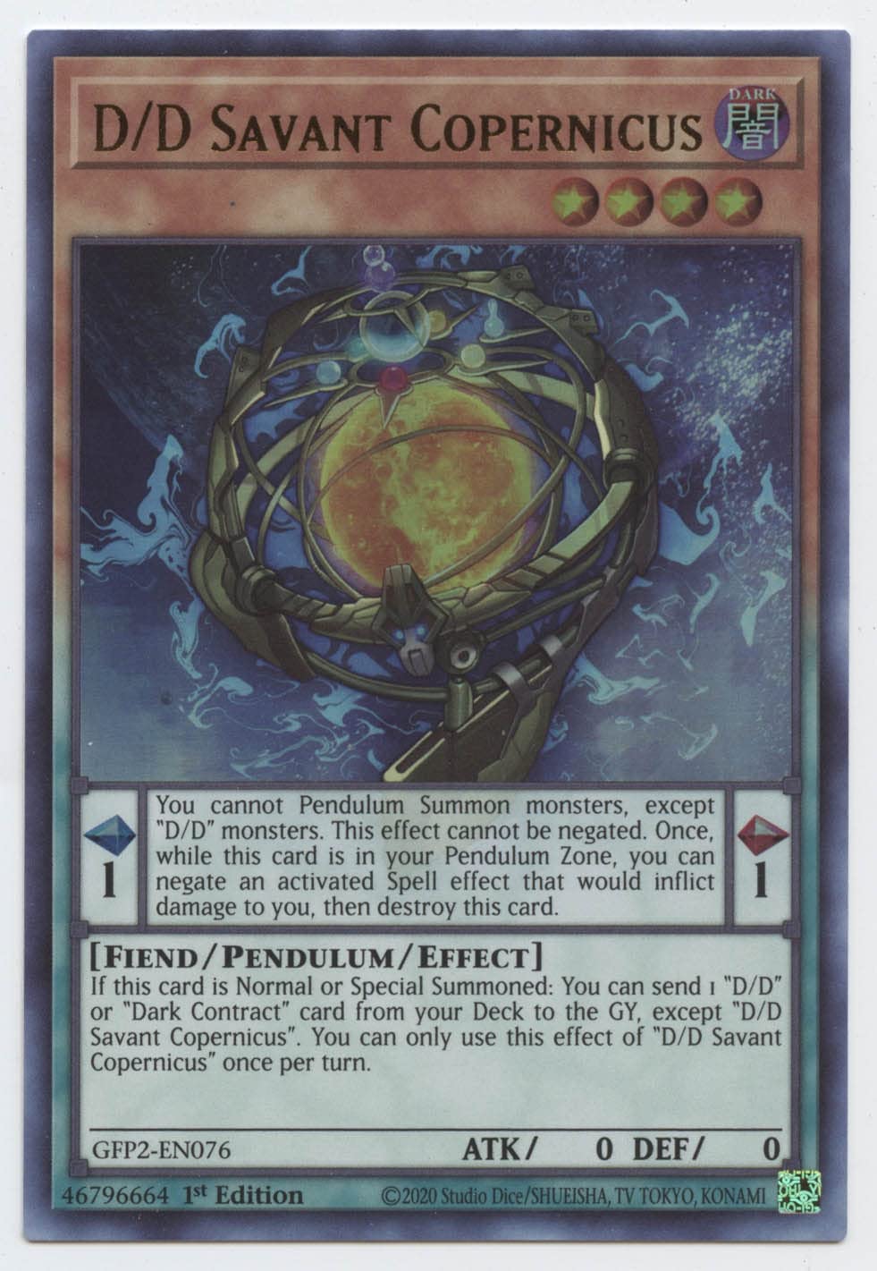 Amazon.com: D/D Savant Copernicus - GFP2-EN076 - Ultra Rare - 1st