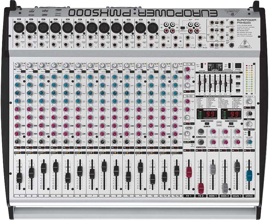 Behringer PMH5000 EUROPOWER Powered Mixer Musical Instruments