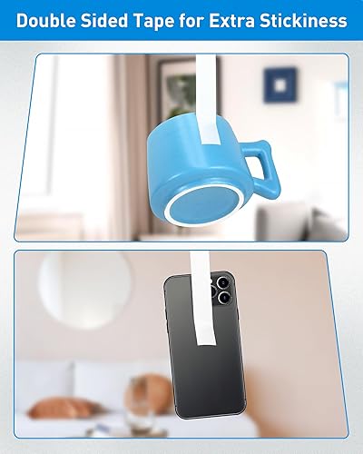 Miniatura 2 de 3 rollos de cinta de doble cara para manualidades, arte, álbumes de recortes, fotografía, respaldo de papel, desgarro a mano. 0.6 pulgadas por 43