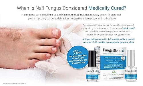 Miniatura 7 de Tratamiento rápido de hongos en las uñas -Tolnaftate y Urea 42 Combinación de gel de uñas antifúngico - Solución de tratamiento de hongos en los