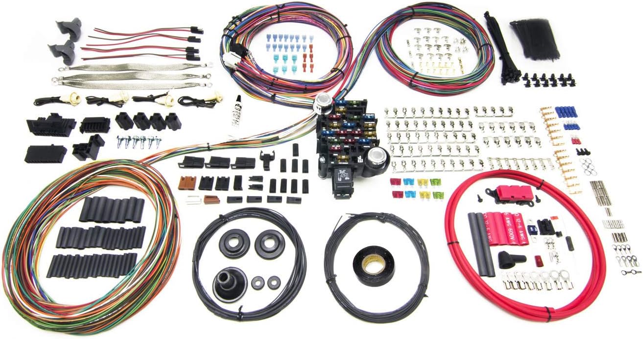 Painless Performance 10411 Pro-Series GM Chassis Harness w/Grommet Pass-Through, Keyed Column, 25 Circuits
