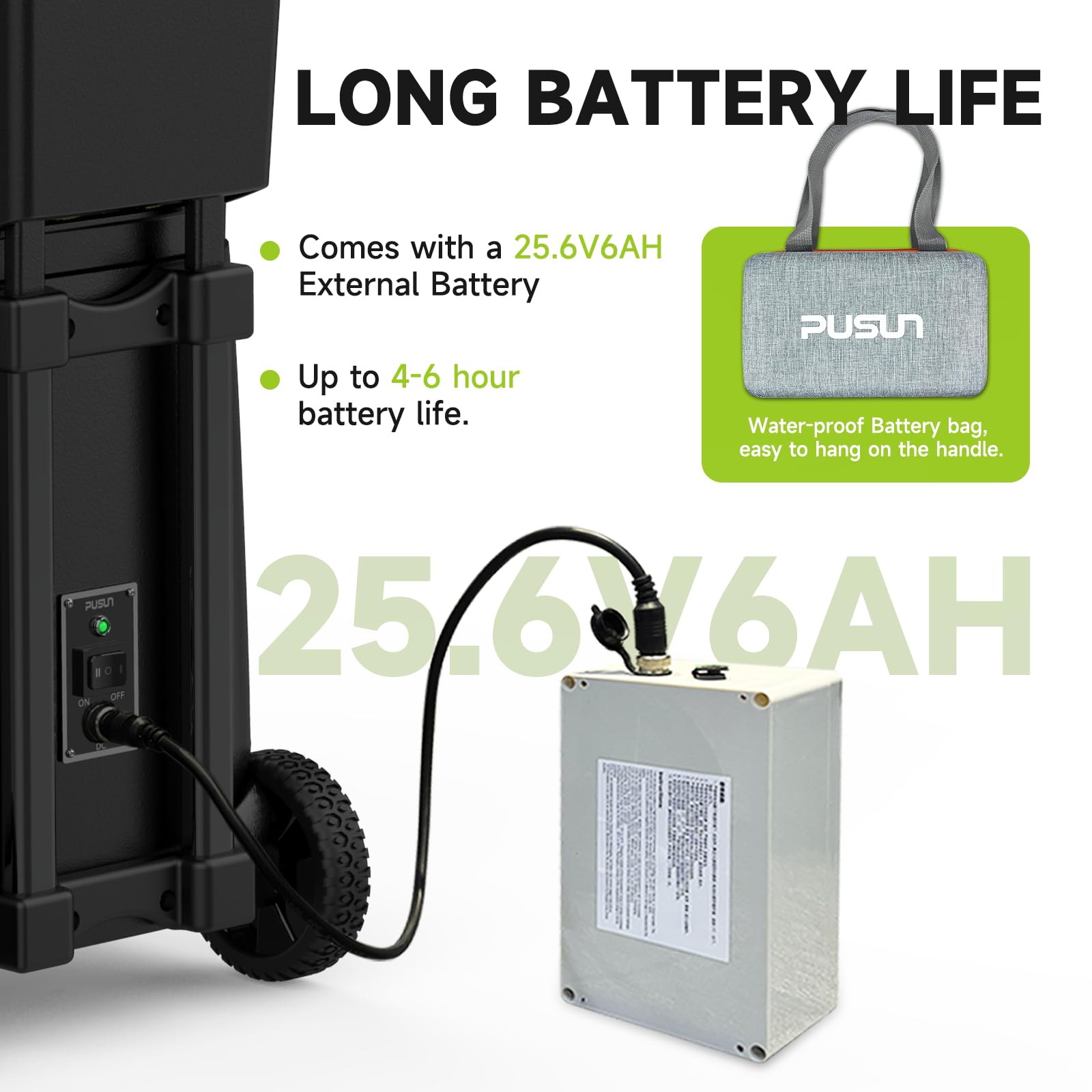PUSUN PT-Smart Pro, macchina per lanciare palline da tennis, attrezzatura per allenamento professionale, doppio controllo tramite telecomando e app, capacità 115+palline, modalità di allenamento