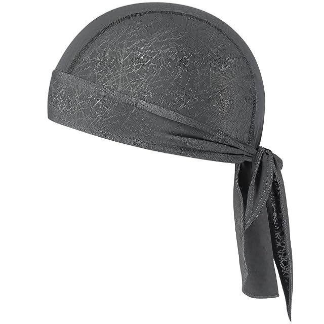 GXCROR Cooling Bandana Cap Sweat Wicking Helmet Liners Skull Caps Doo Rag for Motorcycle Bicycle Running Outdoor Work