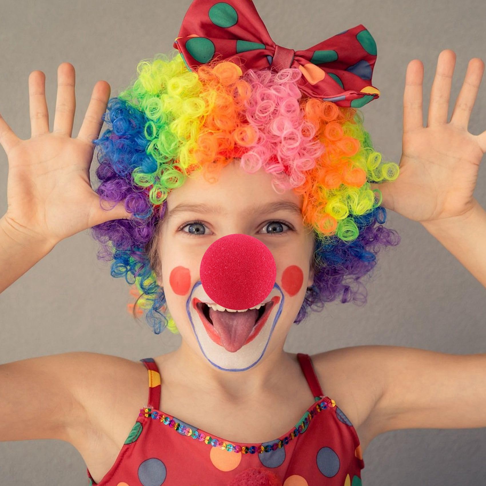 360 Stück Rote Clown Nasen Cosplay Nasen Schaumstoff Nasen für Halloween Weihnachten Karneval Kostüm Dress Up