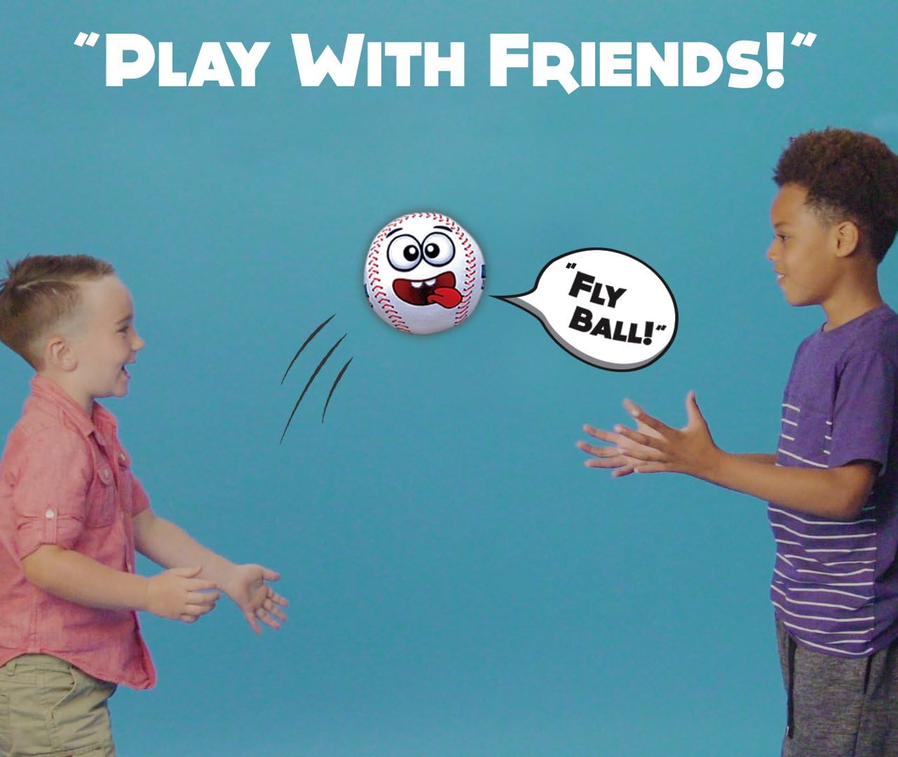 Talkin' Sports, Hilariously Interactive Toy Baseball with Music and Sound FX for Kids and Toddlers by Move2Play : Toys & Games