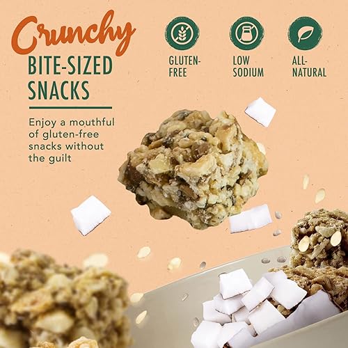 Miniatura 3 de Melissa's Clean Snax con chía y linaza, bocadillos envasados sin gluten, todos naturales, sabores no artificiales añadidos, aperitivos crujientes