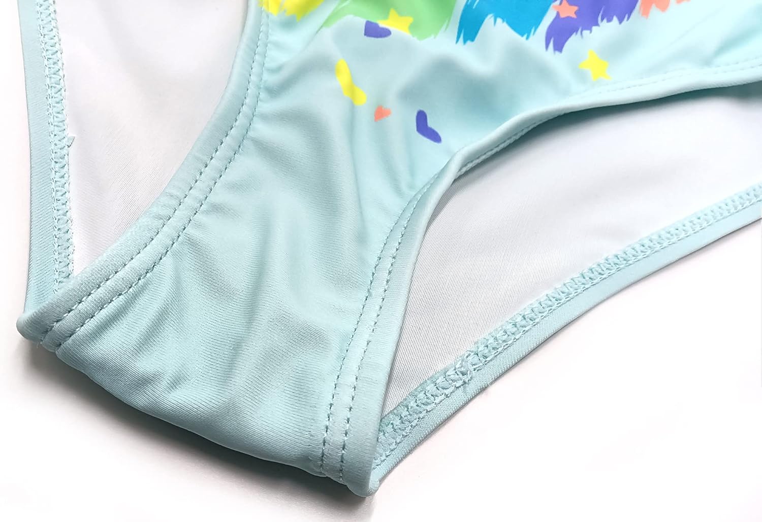 SHEKINI 幼児 赤ちゃん 女の子 レインボー ツーピース 水着 スポーツ アスレチック ビキニセット