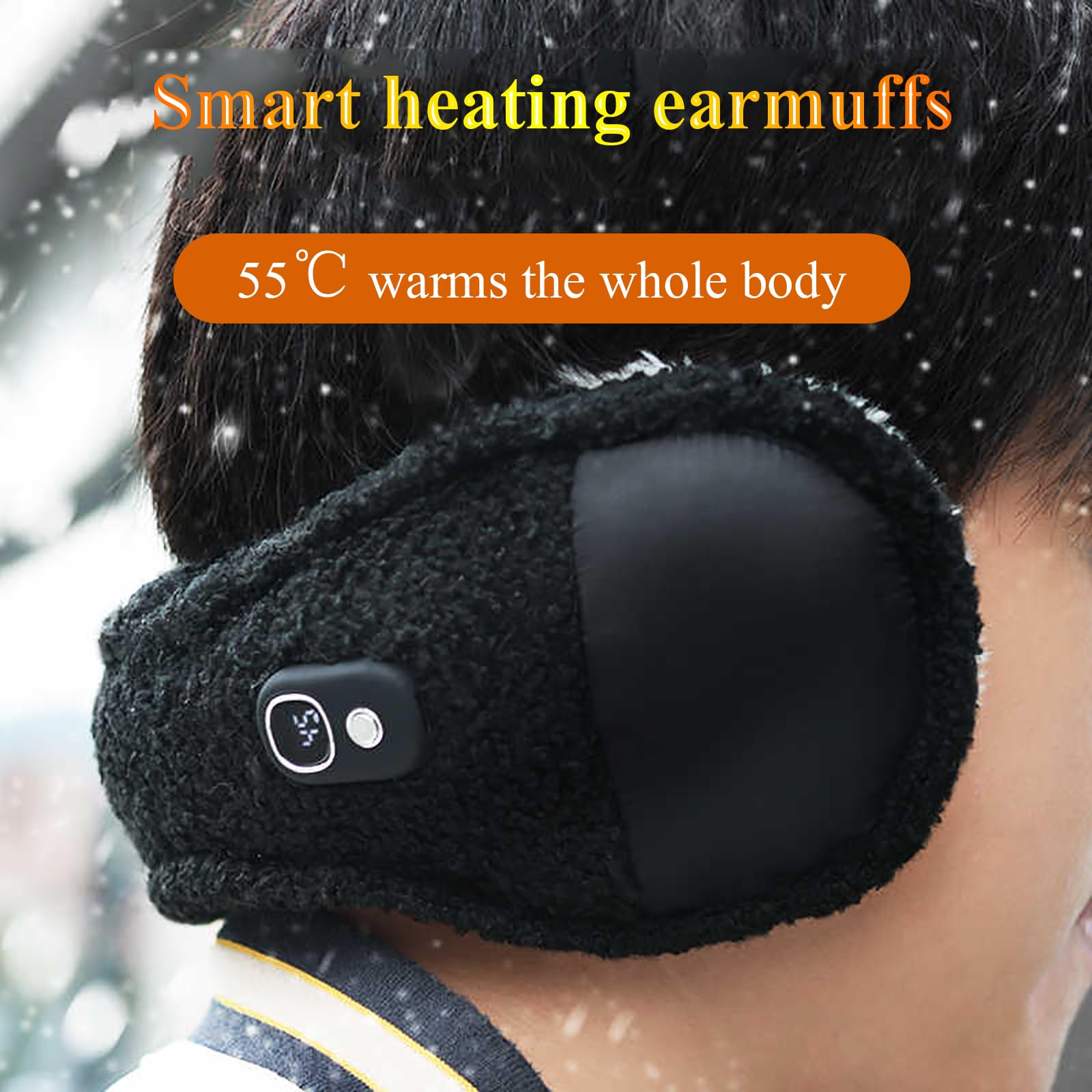 Amazon.com: KEhtu Electric Heating Earmuffs, Winter Warm  display picture 1