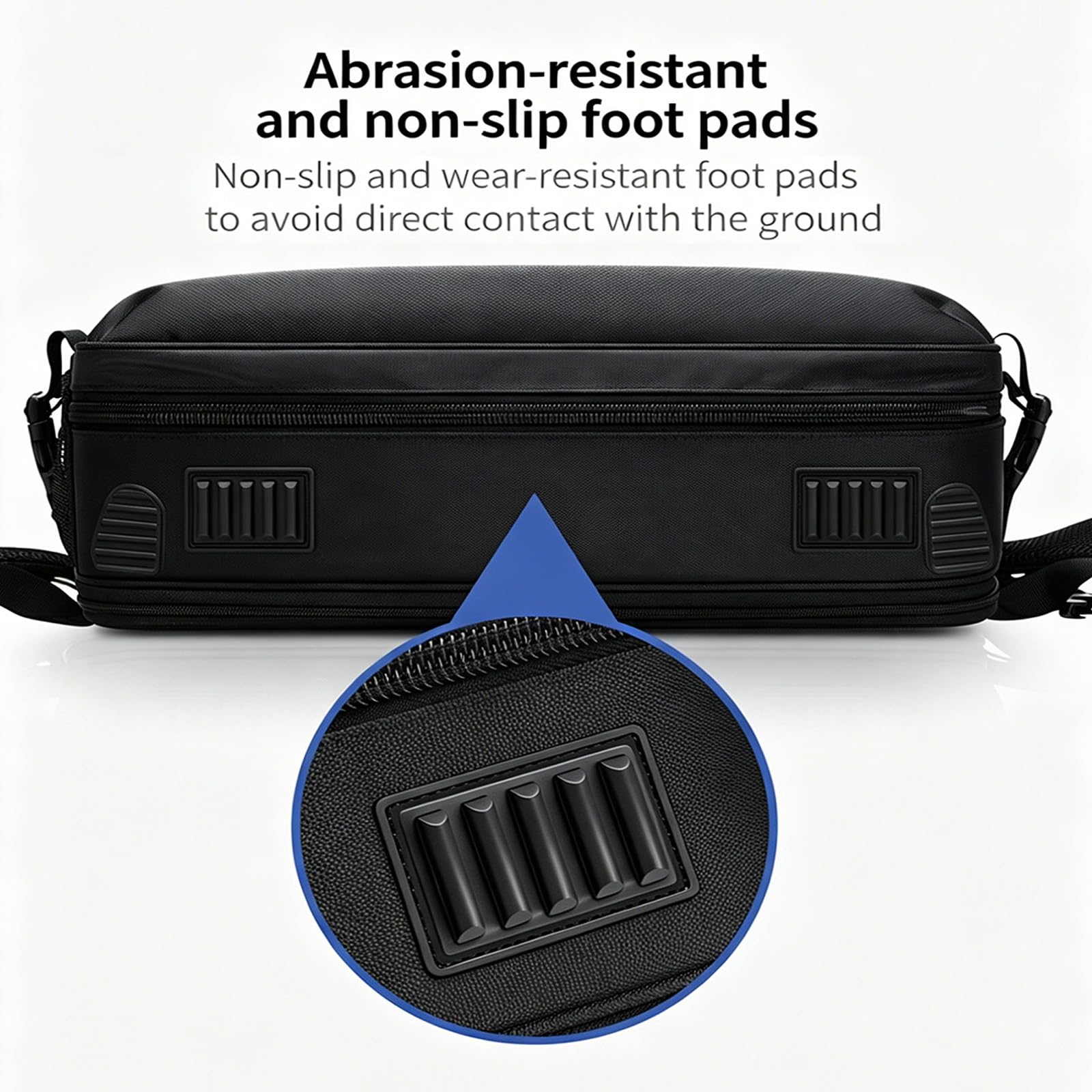 Zaino imbottito per computer desktop Host Borsa Shoudler per laptop da 15,6 pollici Torre di Trasporto Tastiera Cable Bag