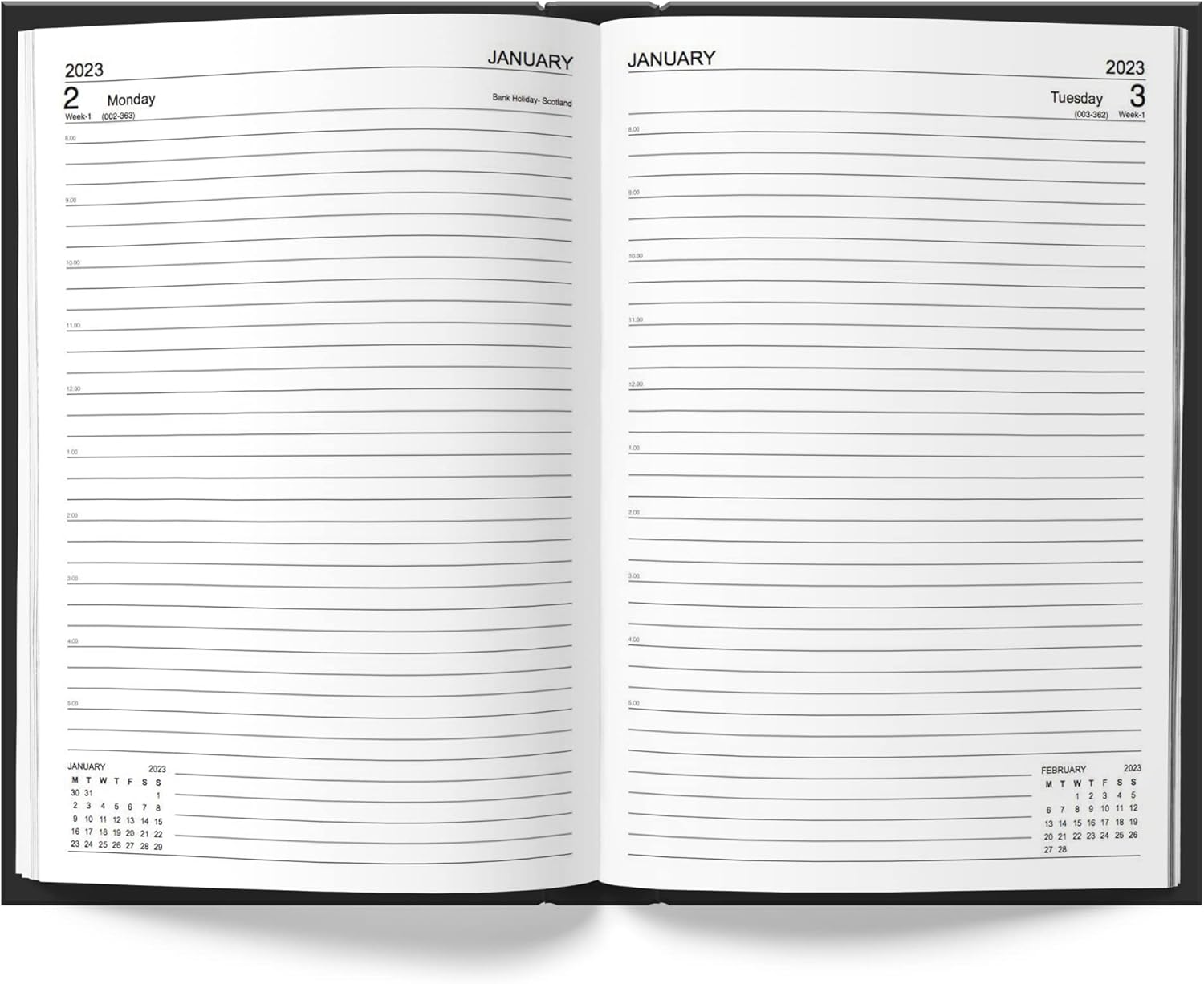 2023 Diary A4 A5 A6 Diary Week to View Page A Day Desk Diary