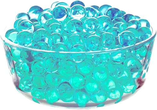 Water Beads for Vases 6,000 Plus - 50 g Water Gel Jelly Balls Sky Blue