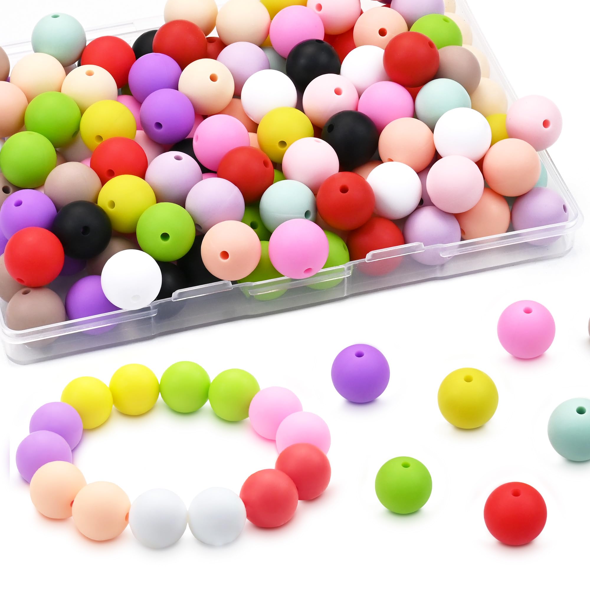 Perles en silicone colorées pour fabriquer des cadeaux personnalisés uniques