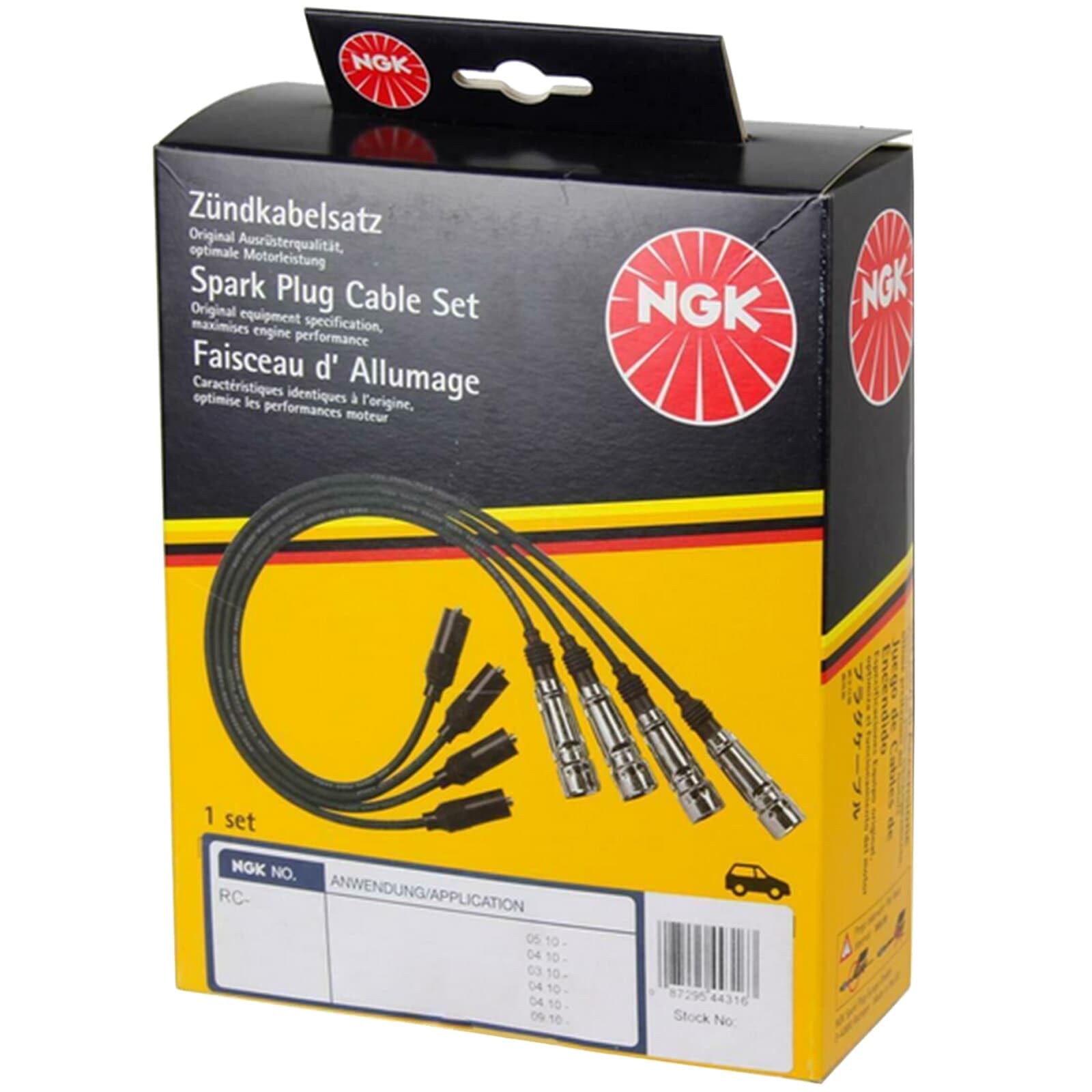 NGK 0966 Kit cavo di accensione per VW - IT