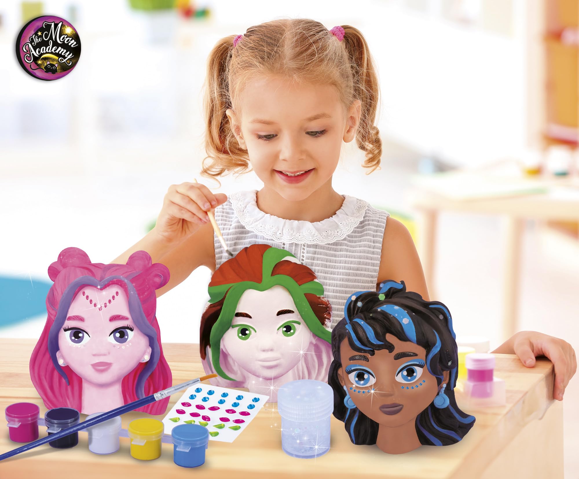 Lisciani Moon Academy Nagellack-Set – Mit Magischen Effekten | Leuchtend, Farbwechselnd, Magnetisch | Für Kinder Ab 7 Jahren