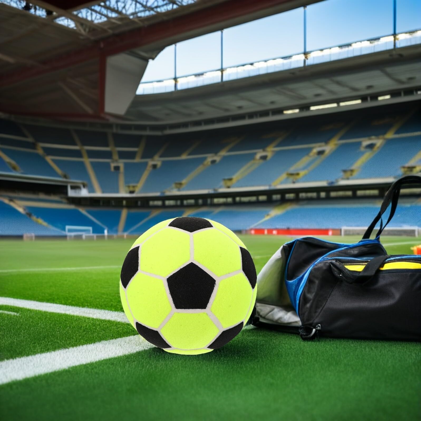 Veemoon Fußball Dartspiel mit Aufblasbarem Filzball und Kinderfußballziel für Draußen Fußball Party Deko und Wm Feier Deko zur Genauigkeit und Koordination