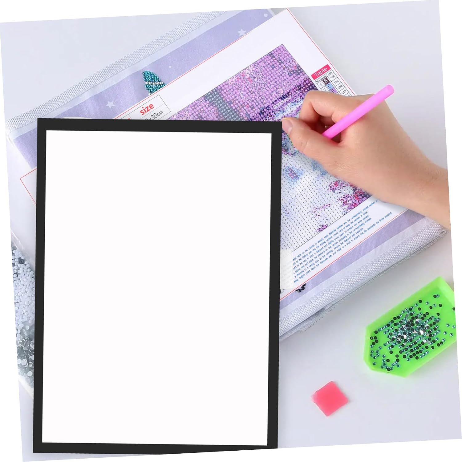 4Pcs Magnetic Photo Frames Self Adhesive Decorative Picture Frames for Home Office for Paintings Photos Stylish Design Easy to Use for Housewarming